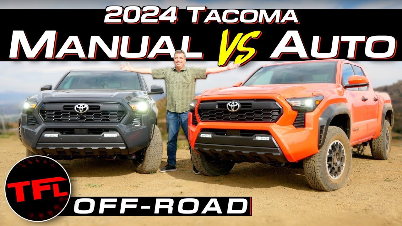 Механика или автомат: какая новая Toyota Tacoma 2024 года лучше? Я тестирую обе на бездорожье!