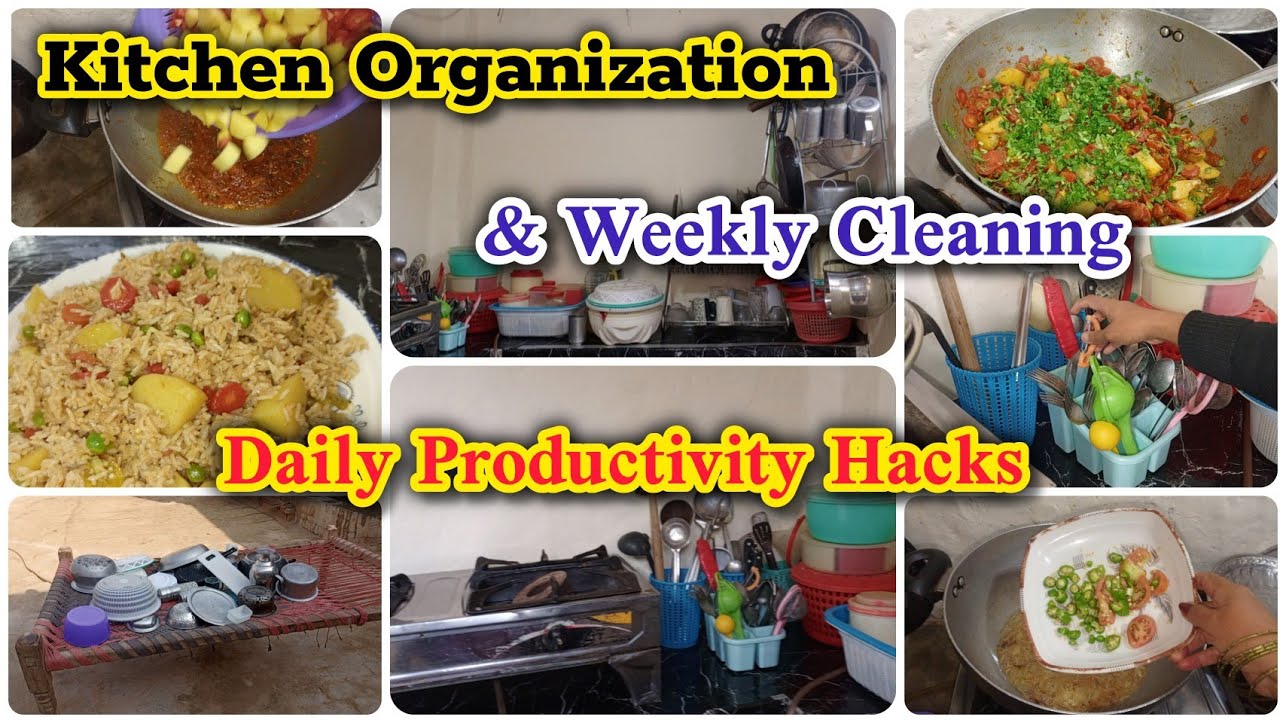 Kitchen Organizations ✅Daily Productivity hacks✨Smart Winter Routine &Time Management for Housewives