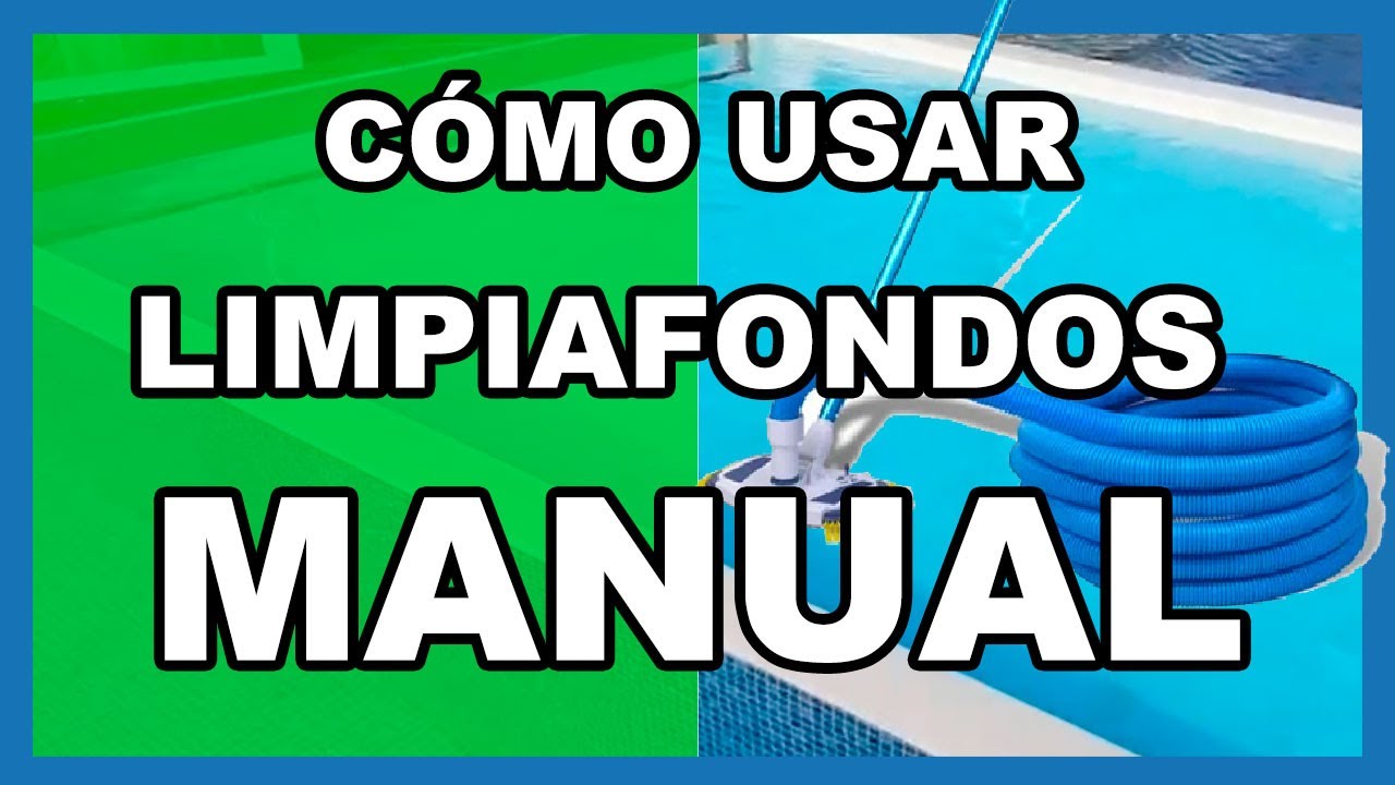 COMO USAR BARREFONDO PARA PISCINAS #mantenimientopiscina #piscinas #limpiafondosmanual