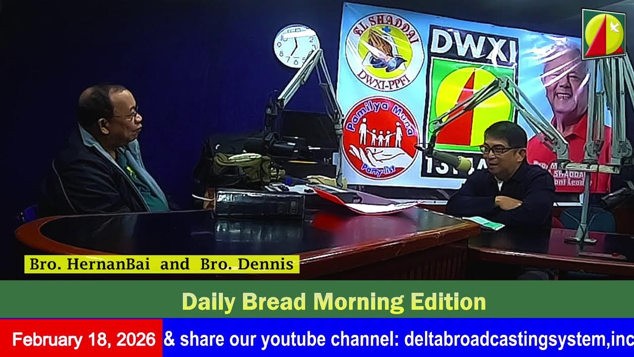 DWXI 1314 AM Live Streaming I Wednesday (February 18, 2026) #dailybreadmorningedition
