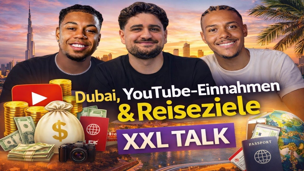 YOUTUBE EINNAHMEN, DUBAI UND REISEZIELE💰🛫 XXL TALK MIT ELI & WILLY💥😂