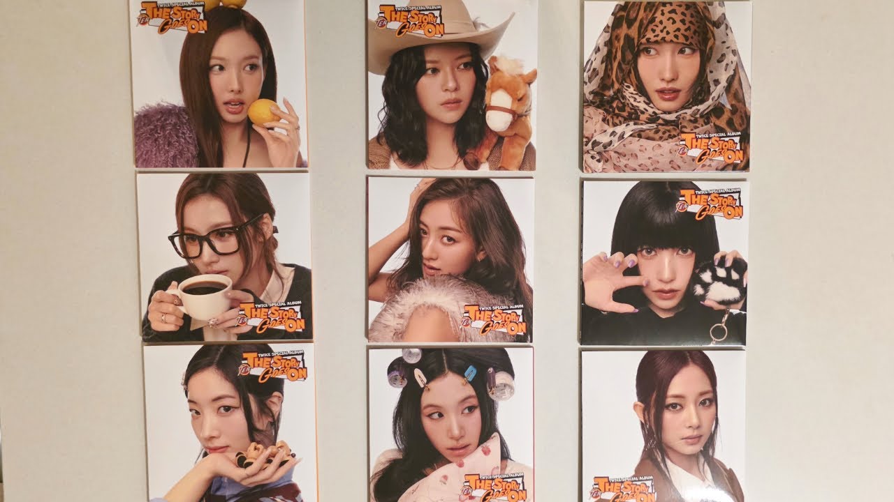 Распаковка специального альбома TWICE «Ten: The Story Goes On» (версия с актёрами)