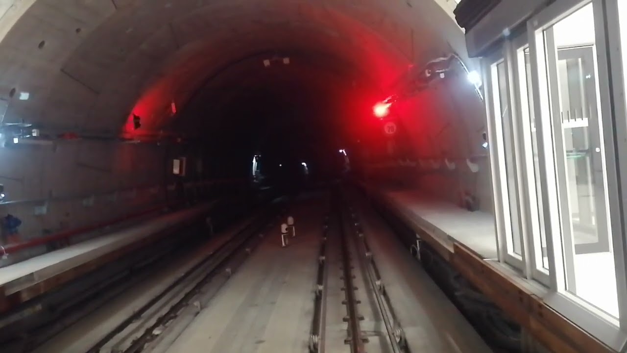 Métro de Rennes Siemens CityVal n°68 entre Saint-Jacques Gaité et Cesson-Viasilva