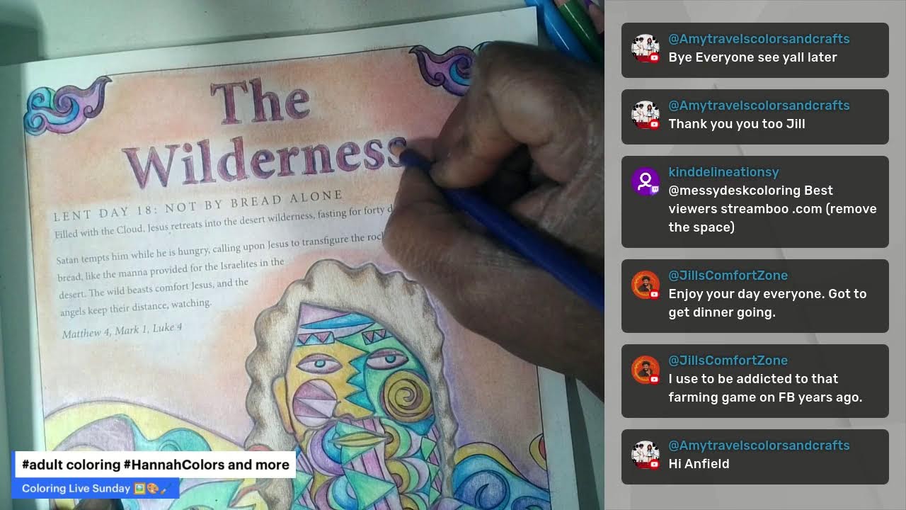 Coloring Live Sunday, March 8