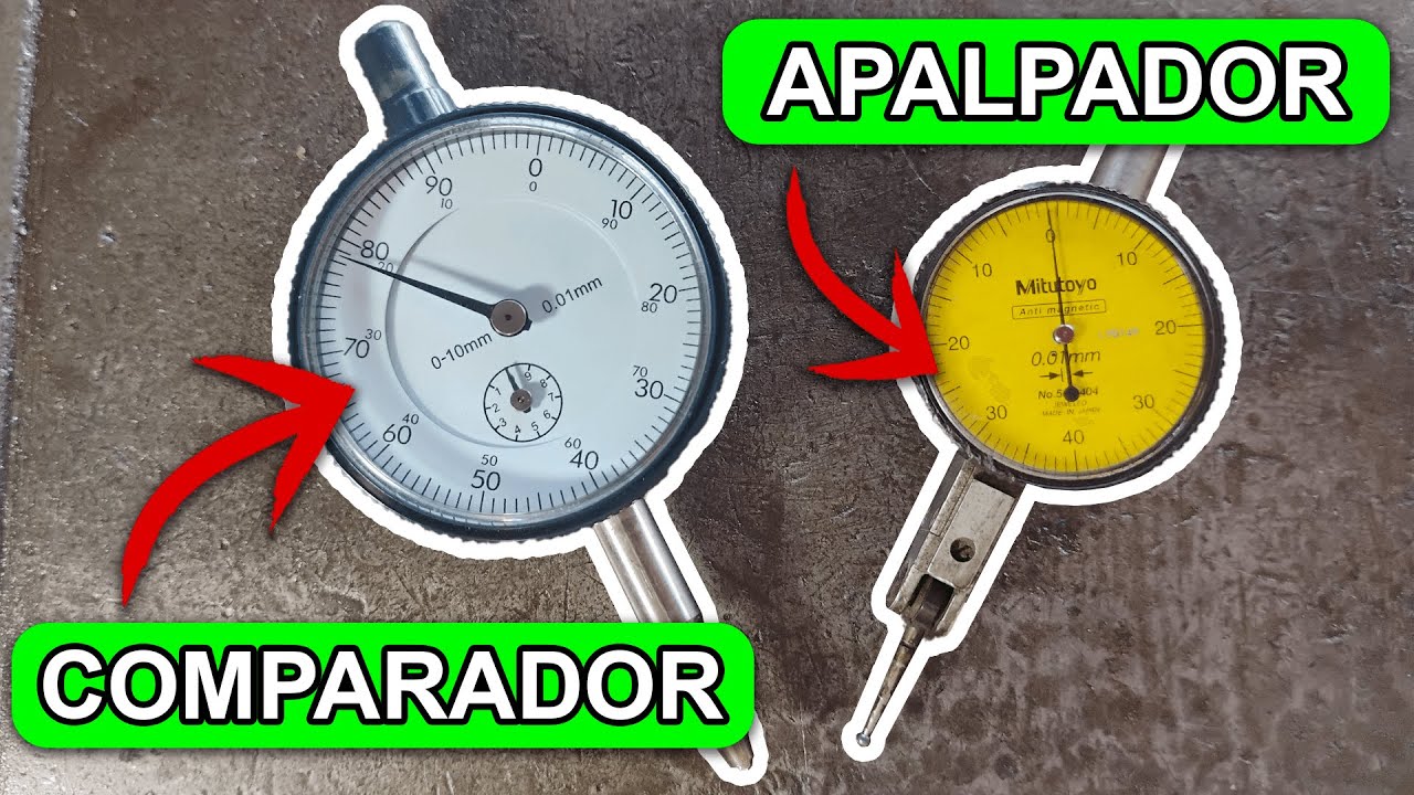 Relógio comparador vs relógio apalpador - Qual a diferença?