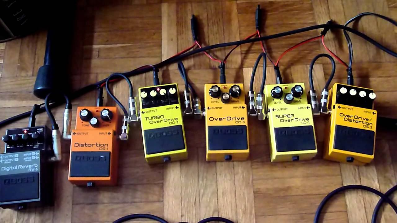 Comparativa de Overdrives BOSS