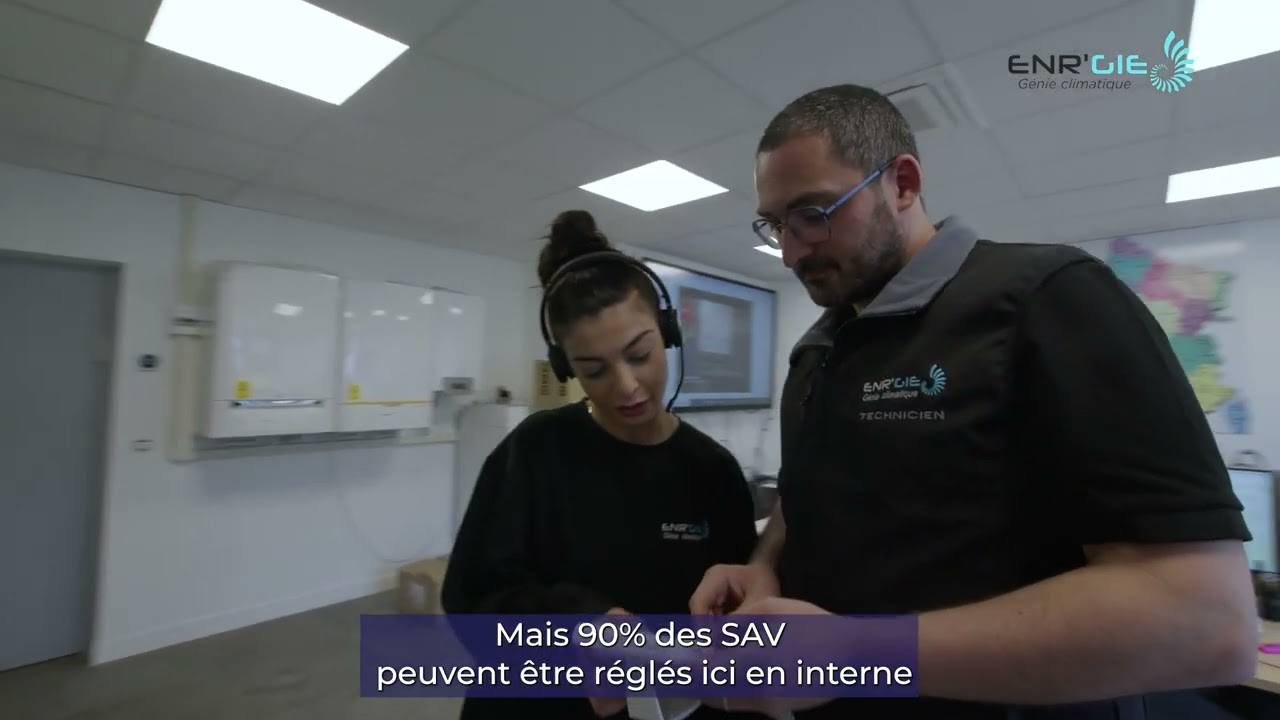 L'entretien des pompes à chaleur, le SAV et le Show Room D'ENR'GIE