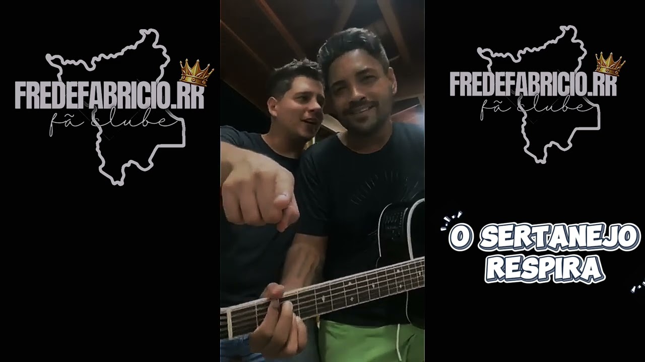 Fred e Fabrício voz e violão- Live só as músicas sem interrupções ( voz e violão )