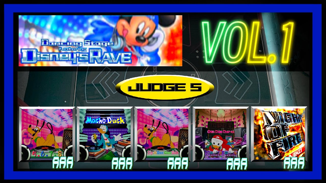Dancing Stage feat. Disney Rave revisited Vol.1.ESP PFC. Judge 5