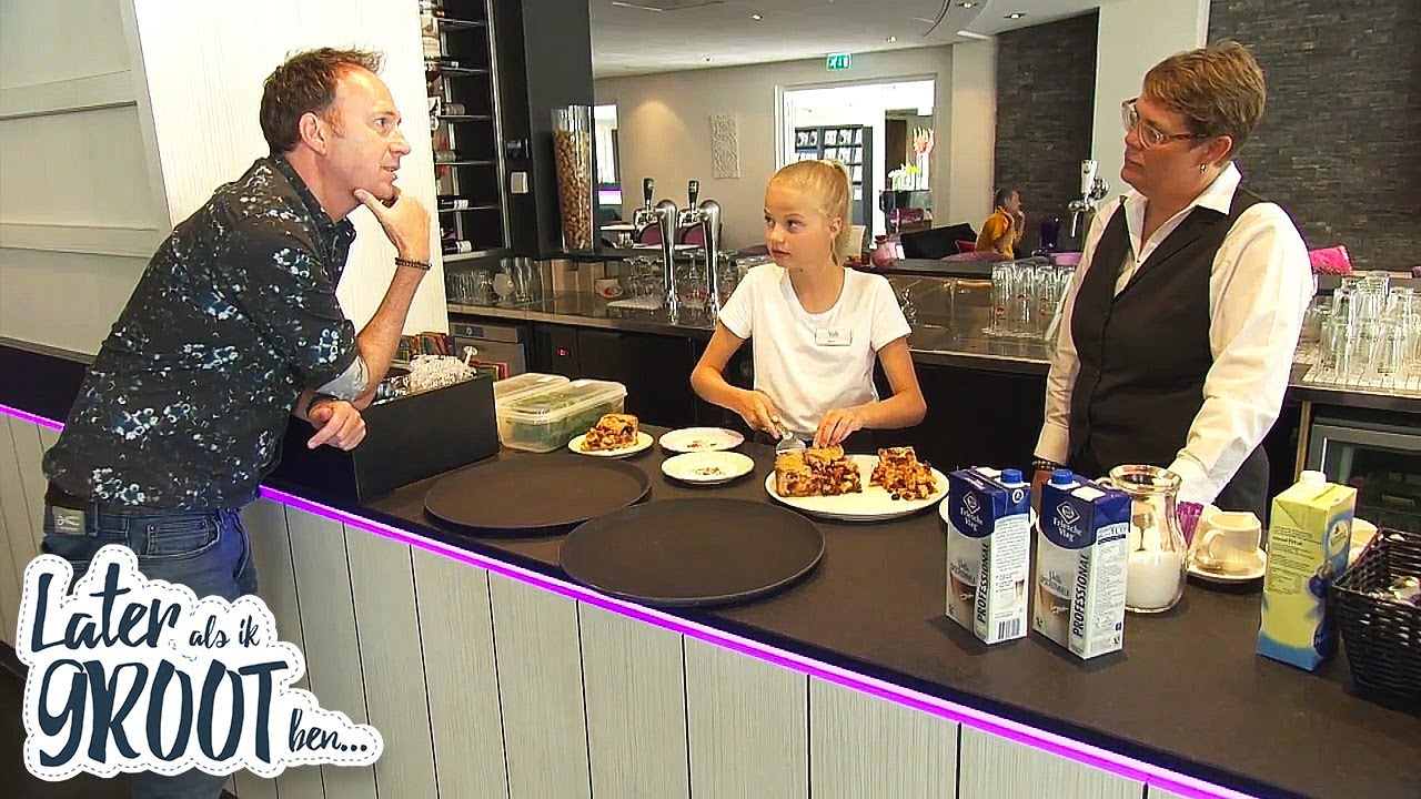 MILOU: IK WIL RESTAURANTEIGENAAR WORDEN. EEN DAG WERKEN IN DE HORECA | Later als ik groot ben (RTL4)