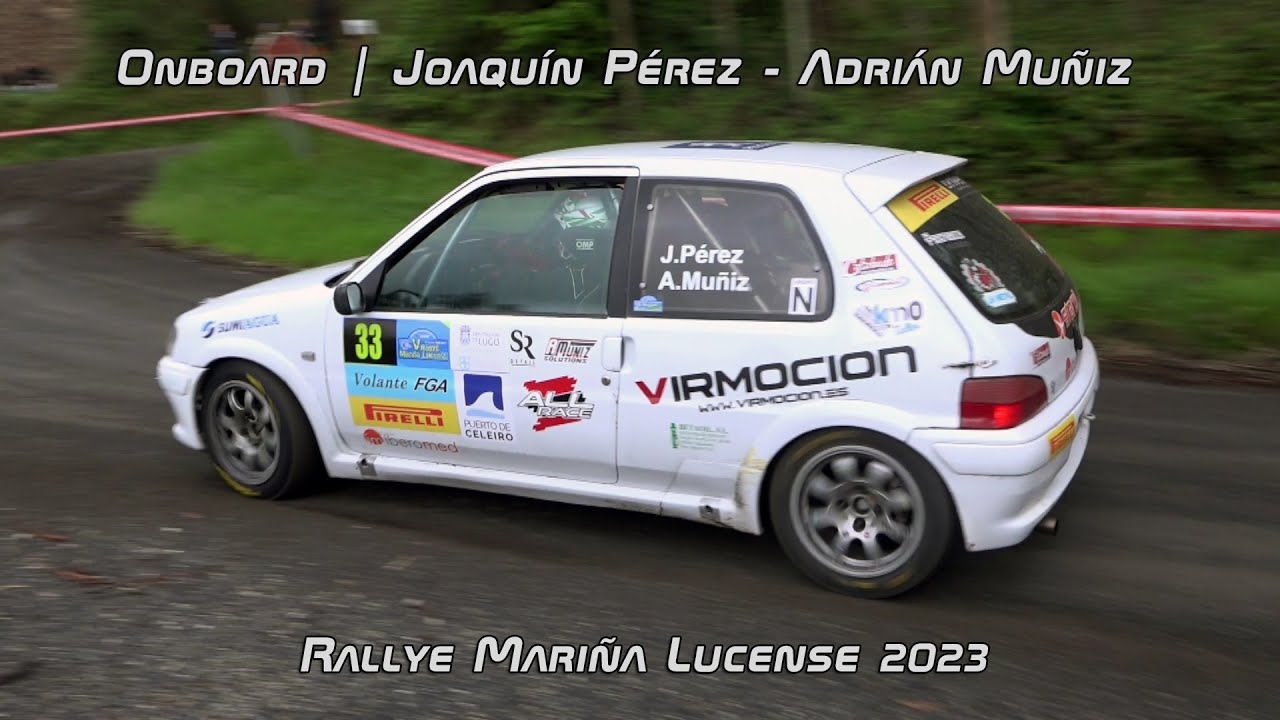 Onboard | Joaquín Pérez - Adrián Muñiz | Peugeot 106 GTI | TC6 Vicedo 2 | Rallye Mariña Lucense 2023