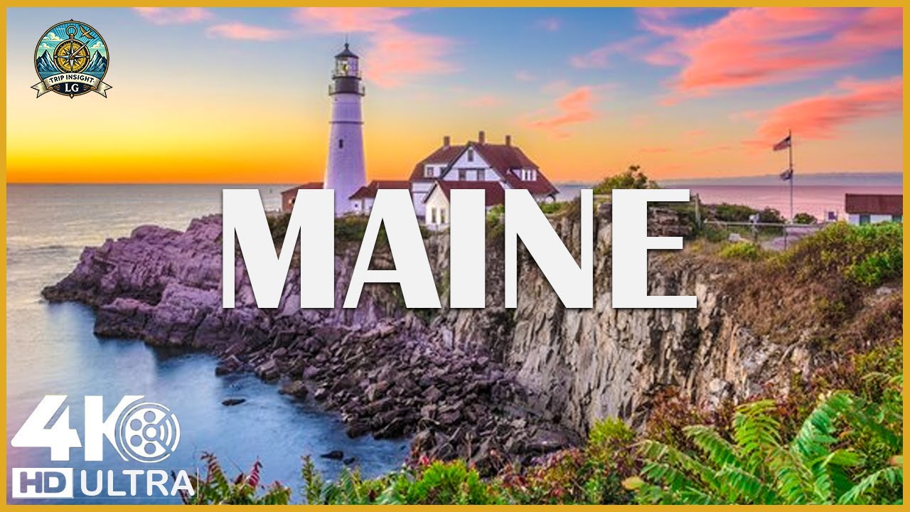Wonders of MAINE🌞The Most Amazing Places In MAINE🌍Travel Video 4K