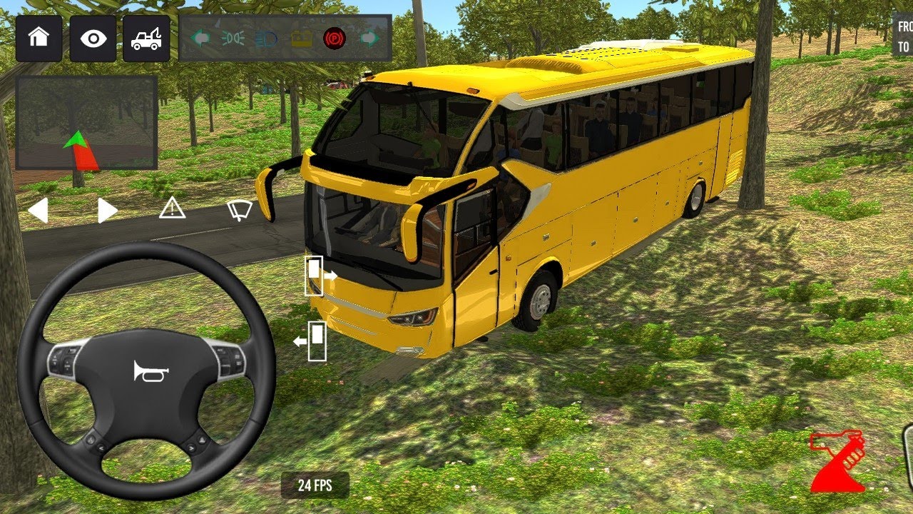 😭 Dangerous Hill Road Crash | 😱 Bus Fell Down the Slope | 🔥 Bus Simulator India #simulator #gameplay