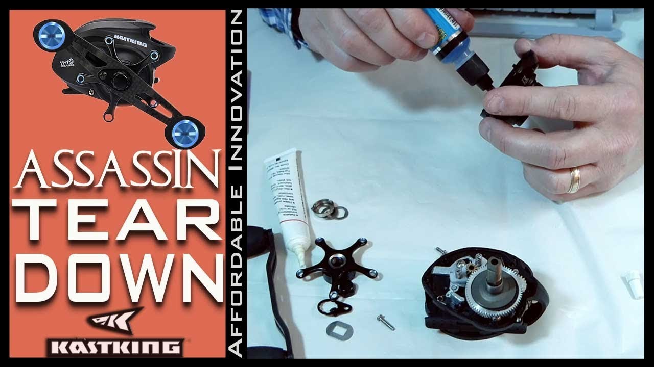Советы по разборке и чистке катушки KastKing Assassin | Обслуживание и уход за катушкой от Southe...