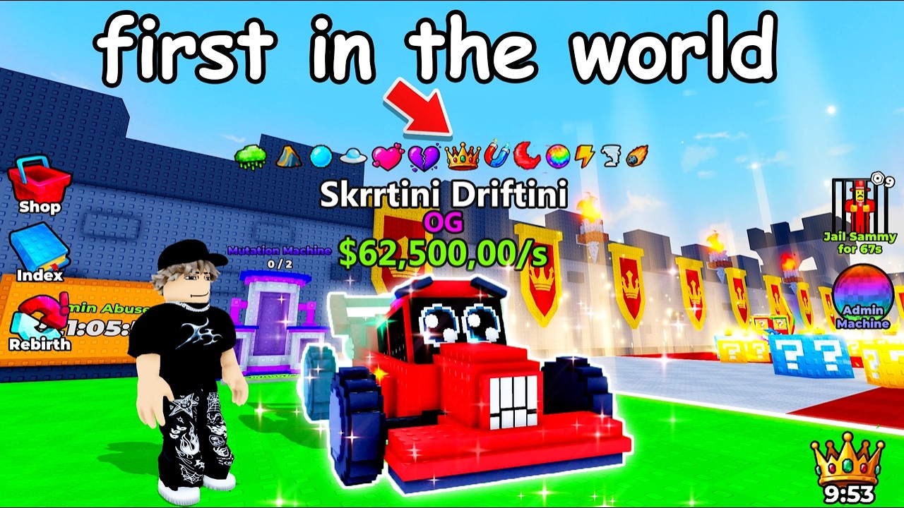 How To Get OG Skrrtini Driftini in Break a Lucky Block Roblox...