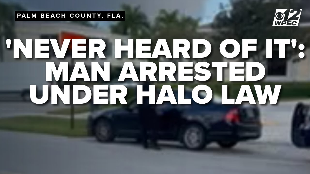 Man arrested under Florida's Halo Law