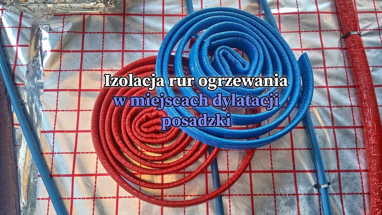 Ogrzewanie podłogowe. Jak zabezpieczyć rurki w miejscach dylatacji posadzek. #vlogbudowlany