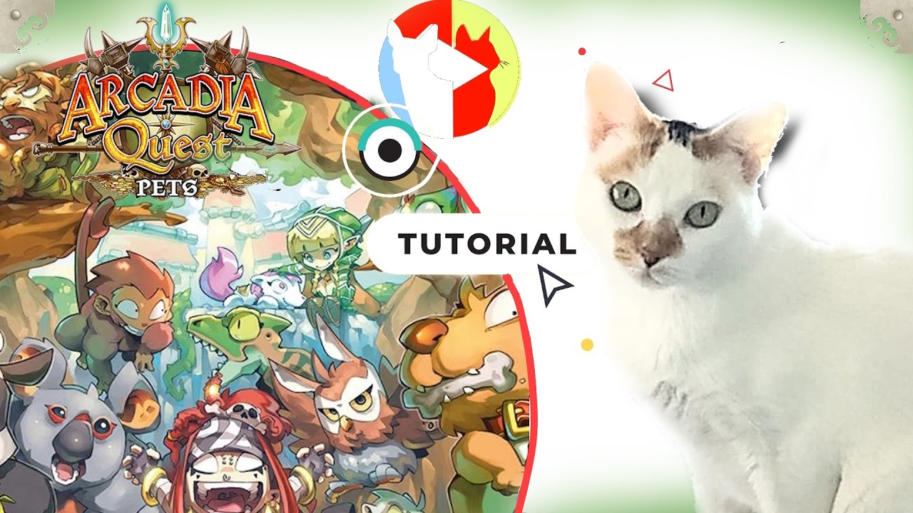 ARCADIA QUEST MASCOTAS - Tutorial - Cómo jugar | Aventuras, monstruos… ¡con compañía peluda! 😆🐾 🎲✨