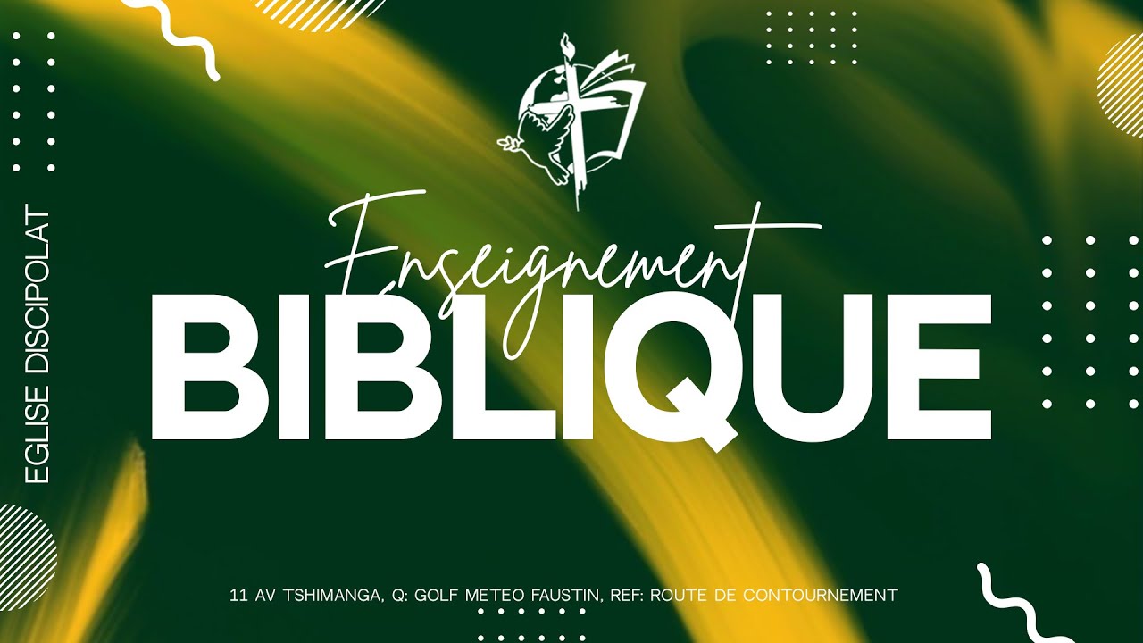 CULTE D'ENSEIGNEMENT BIBLIQUE DU 03  MARS 2026