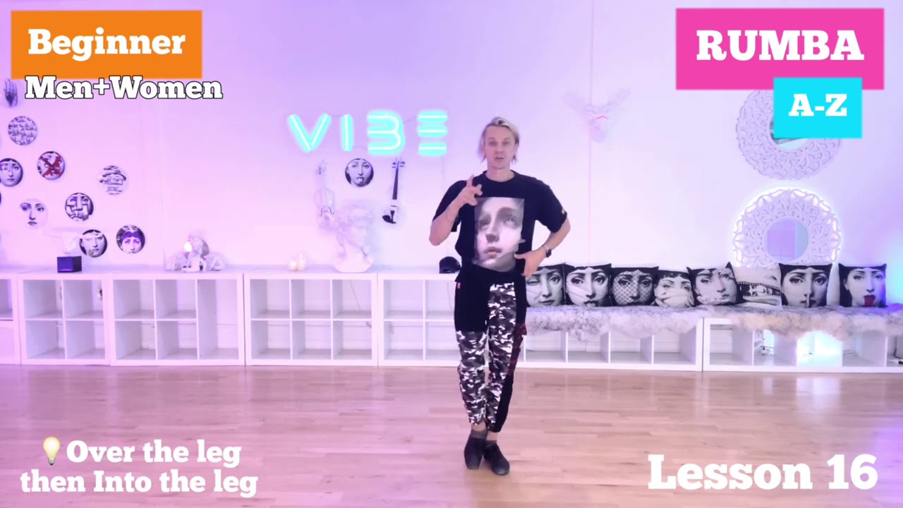 Rumba Walks Technique Tutorial | Ballroom Dancing Lessons for Beginners - join - DanceWithOleg.com