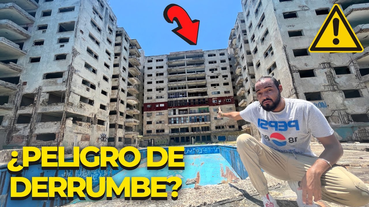 Así es un EDIFICIO DESTRUIDO en La Habana de MILLONARIOS EN CUBA AHORA