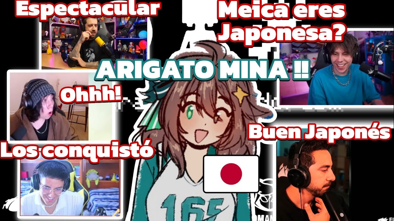 STREAMERS REACCIONAN A MEICA HABLANDO JAPONES🇯🇵