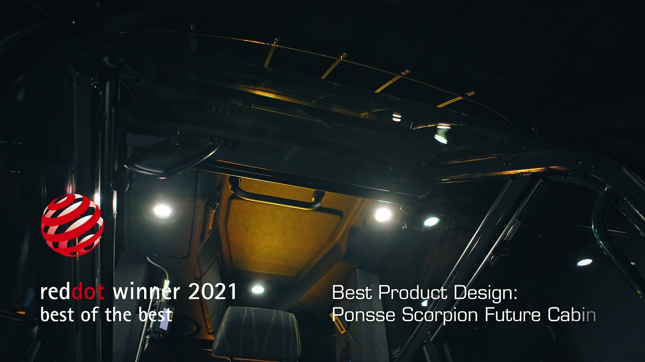 Ponsse Scorpion Future Cabin wins Red Dot 