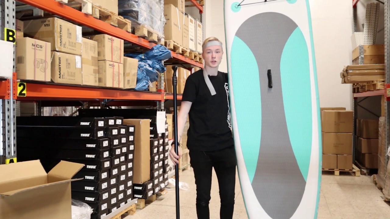 Ilmat&auml;ytteisen SUP-laudan unboxing ja tuotetestaus