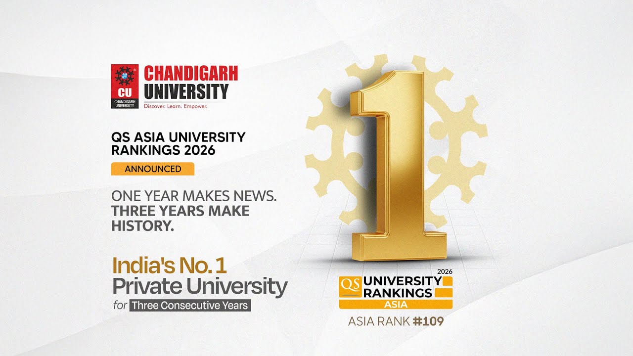 Chandigarh University Rises to New Heights in QS Asia Rankings 2026!