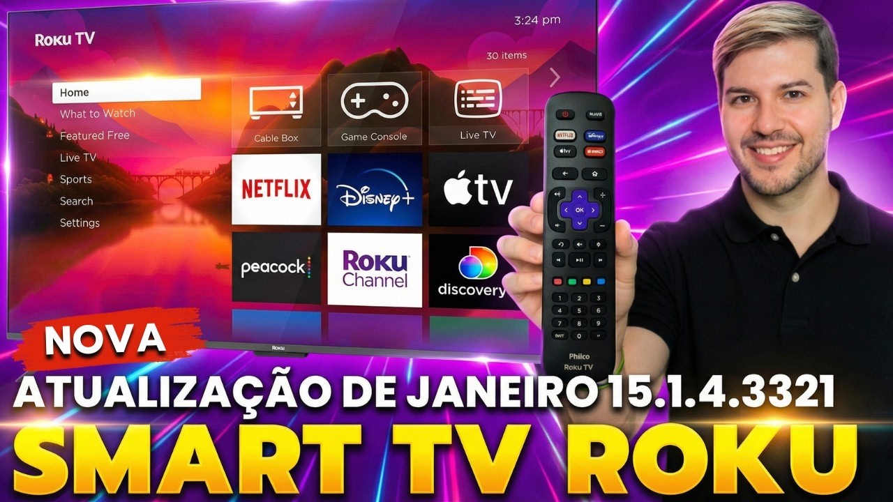 Roku TV UPDATE Janeiro 2026! Nova Versão 15.1.4.3321 Disponível