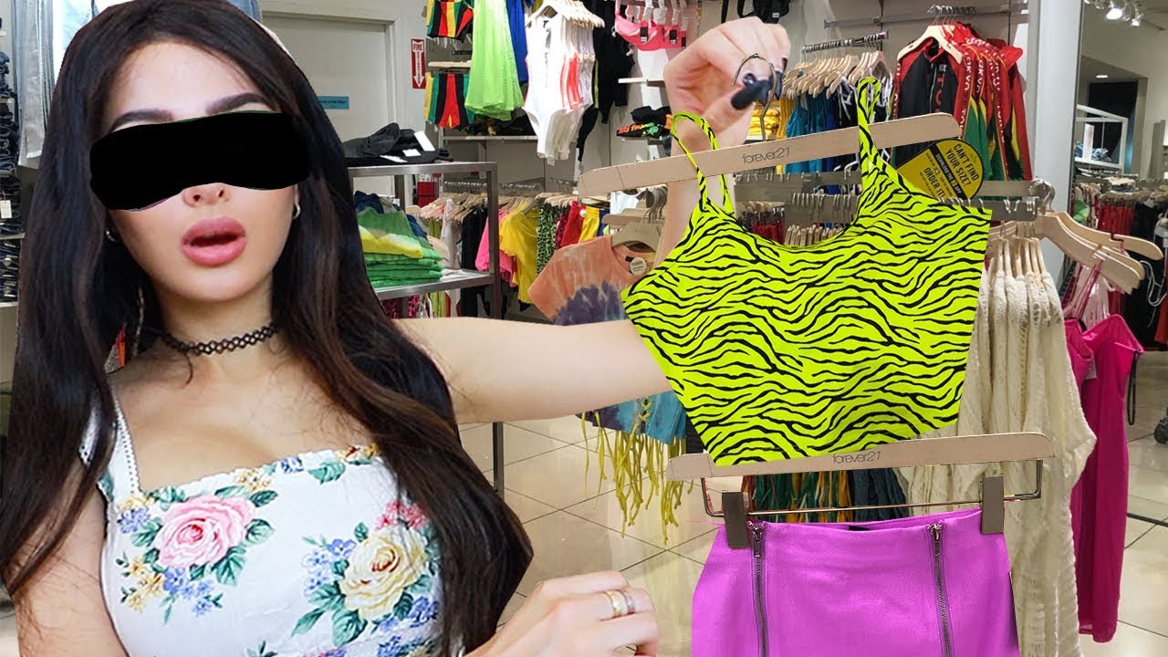 BUYING AN OUTFIT BLINDFOLDED