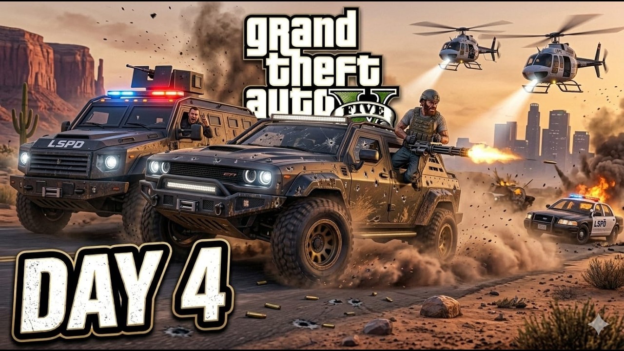 Grand Theft Auto V Day 4 #gta5 #gta #liveinsaan