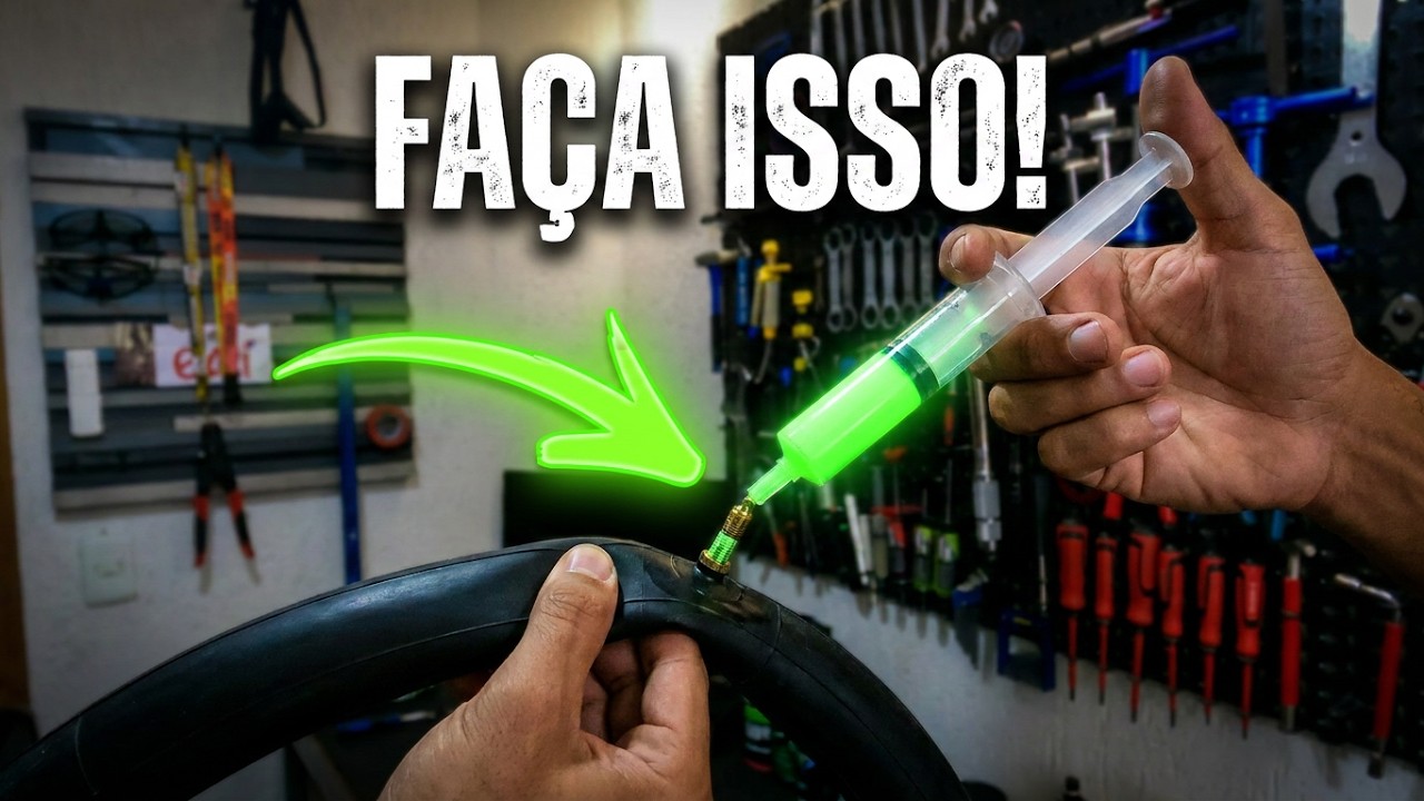 COMO APLICAR SELANTE NA CÂMARA DE AR BICO FINO - selante Sealx 2wheels