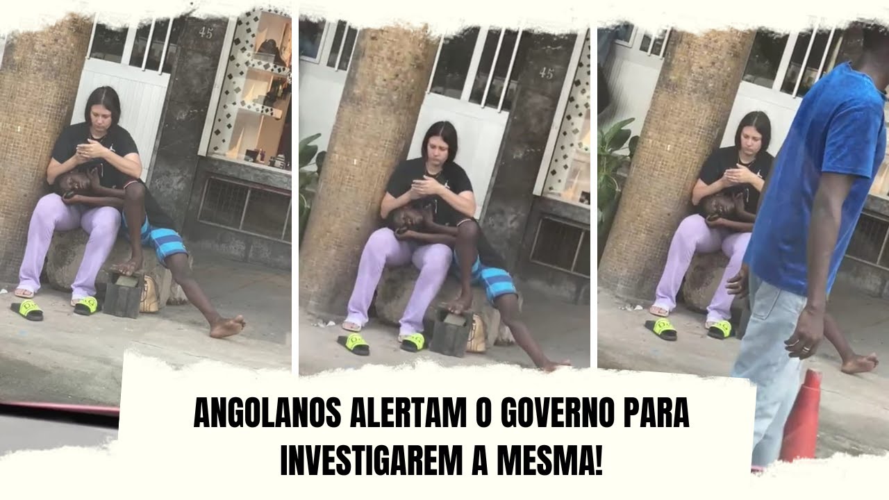 CIDAD&Atilde; RUSSA FLAGRADA NAS RUAS DE LUANDA A PEDIR DINHEIRO, ANGOLANOS SE PERGUNTAM, ESPI&Atilde; OU N&Atilde;O?