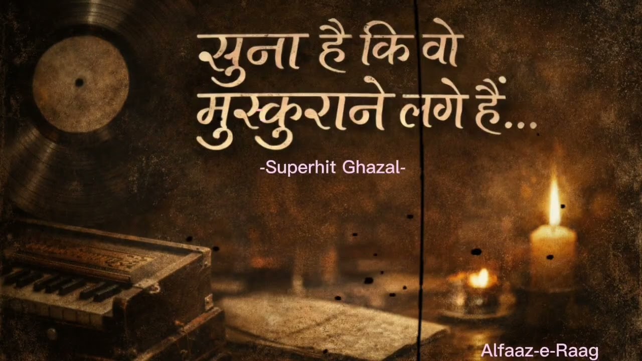 Suna Hain Ki Vo Muskuraane Lage Hain | Superhit Ghazal | Unknown Sayar | Alfaaz-e-Raag|