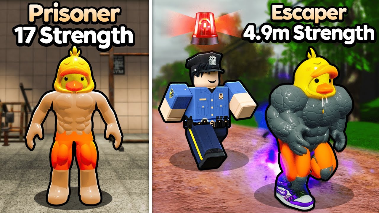 Я использовал OP CHEATS, чтобы сбежать из тюрьмы в игре Roblox Prison Hustle!