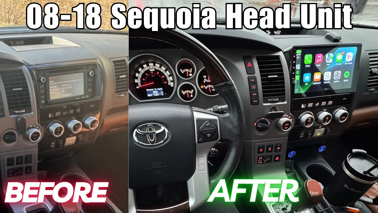 Самые дешевые варианты CarPlay/Android Auto для Toyota Sequoia | Tundra 2-го поколения (2008-2018)