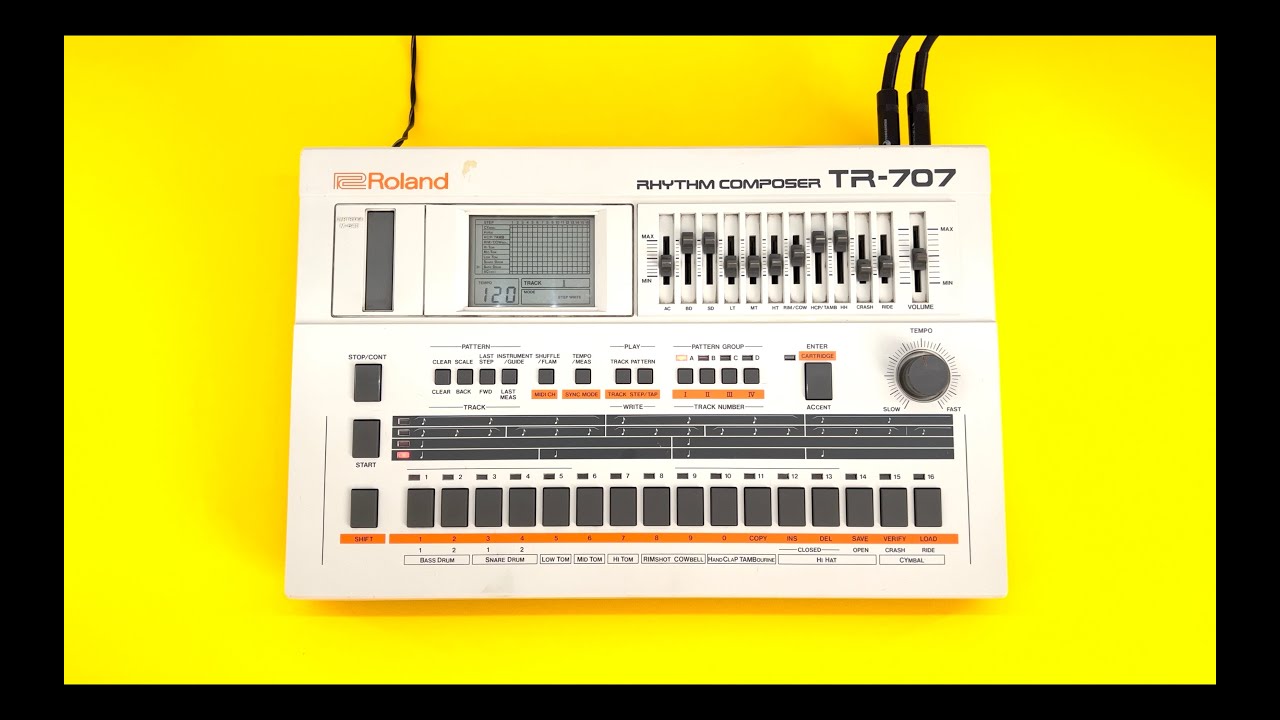 ROLAND TR-707 Rhythms From Scratch (4K)