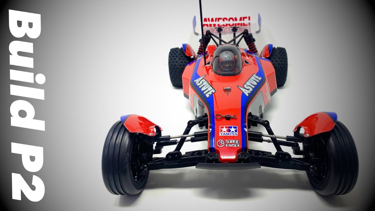 Сборка Tamiya Astute 2022, часть 2 (от коробки до трассы)