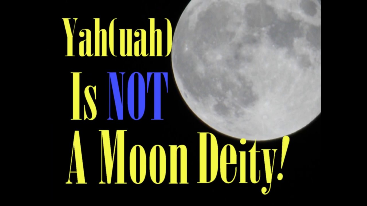 Yah(uah) is NOT a Moon Deity!