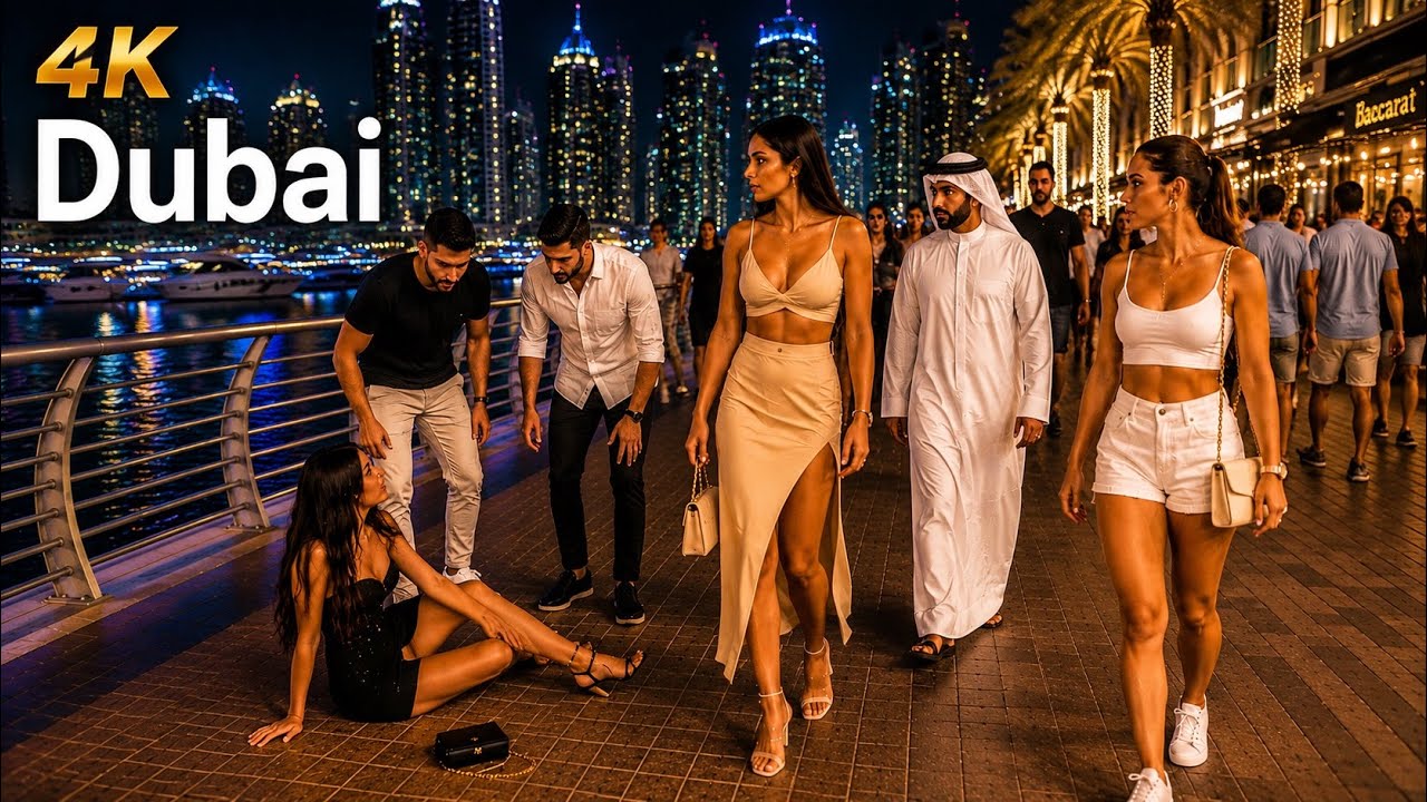 Dubai Marina 2026 | Walking Tour (Day & Night Walk ) 4K HDR 
