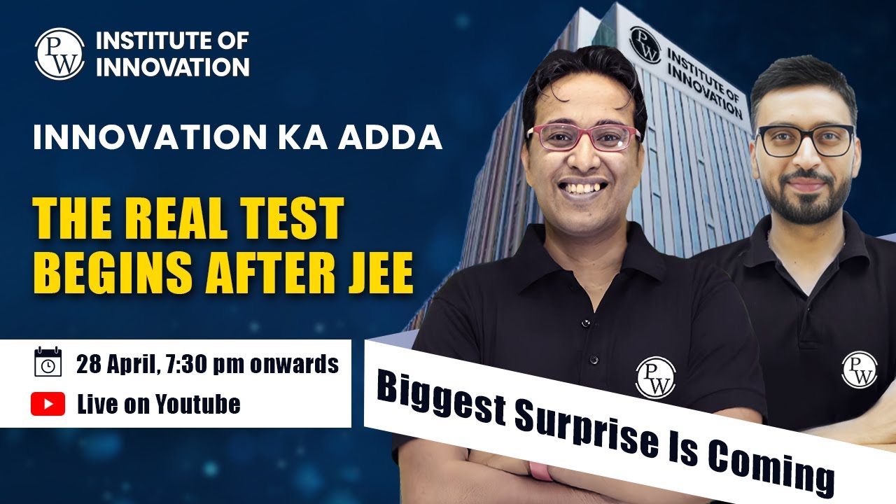 The Real Test Begins After JEE | Live Webinar with Saleem Sir & Rahul Dudi Sir
