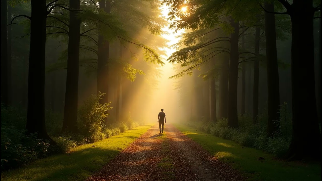 Mindfulness Walking with Nature Sounds | Calming Ambient Audio for Mental Clarity & Peace