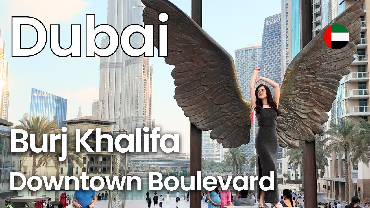 Downtown Dubai: Burj Khalifa, Luxury Cars, Fountain Shows