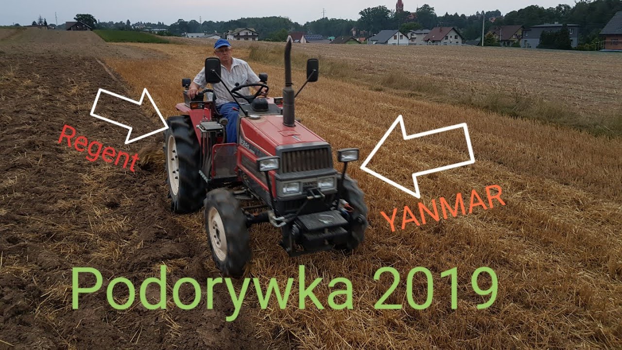 PODORYWKA 2019 YANMAR F24D 4x4 & PŁUG REGENT