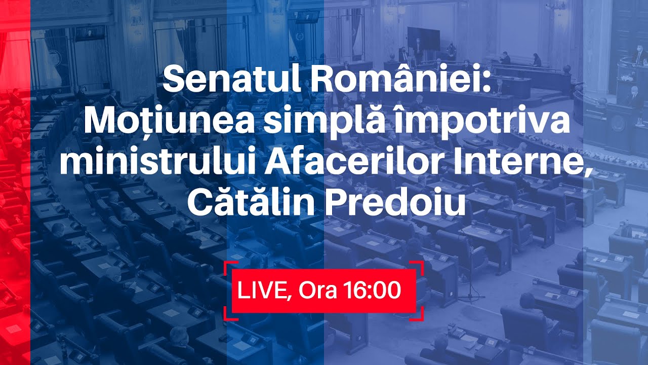 Moțiune simplă &icirc;mpotriva ministrului Afacerilor Interne, Cătălin Predoiu