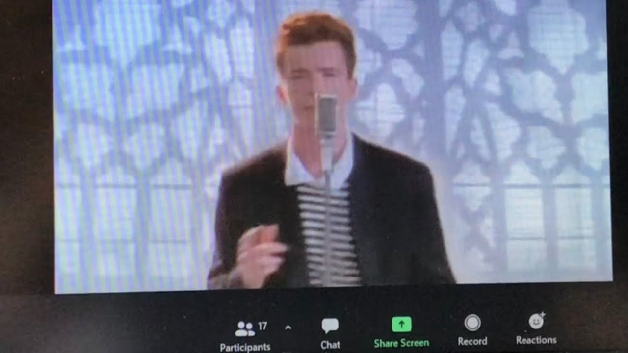 I rickrolled my class and this happened