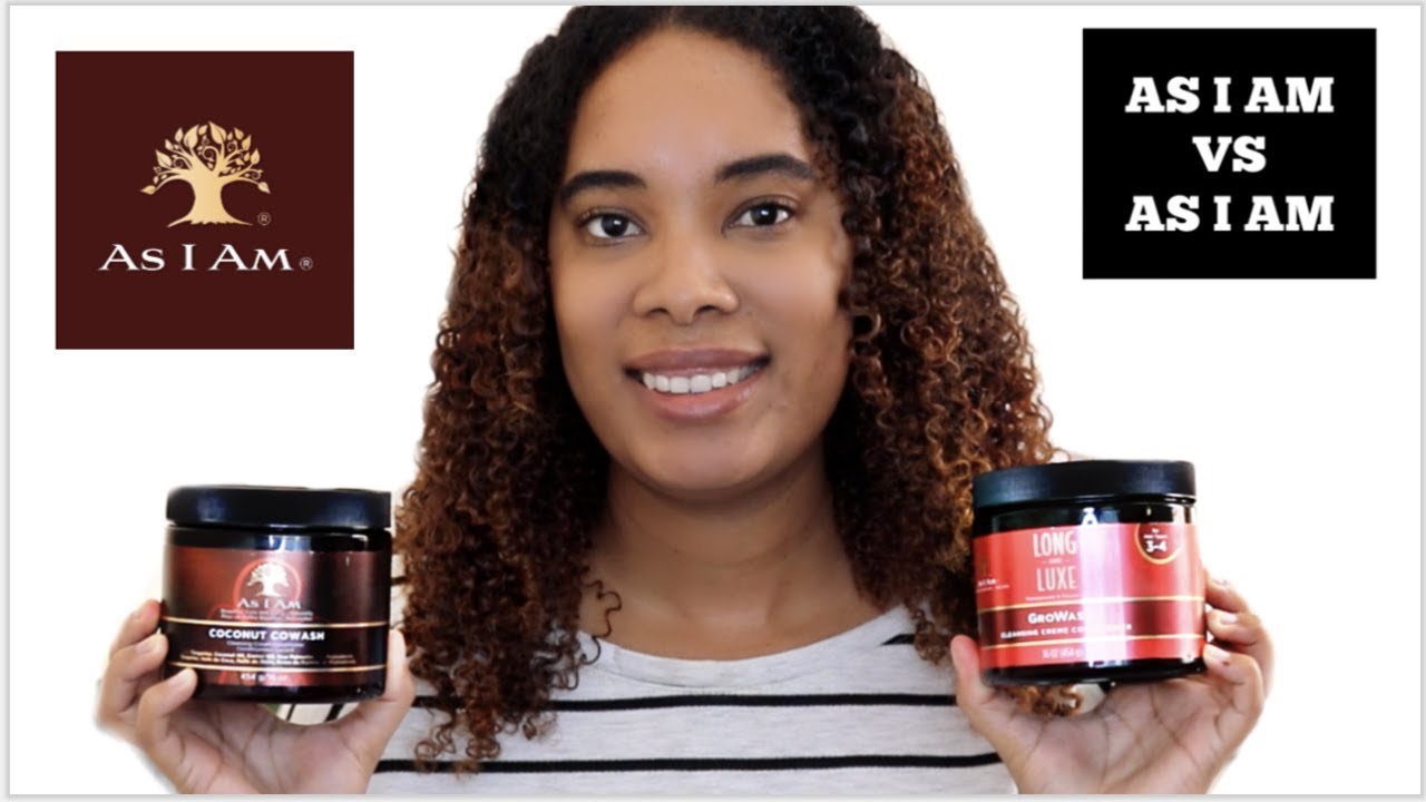 AS I AM COCONUT Cowash VS LONG & LUX GrowWash