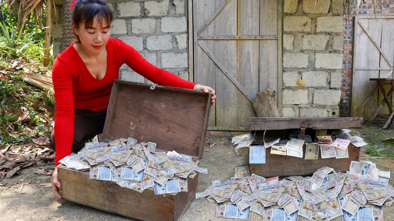 The Strange Box | Poor Girl Picks Up Scrap | Girl Picks Up Huge Amount Of Money in Abandoned House