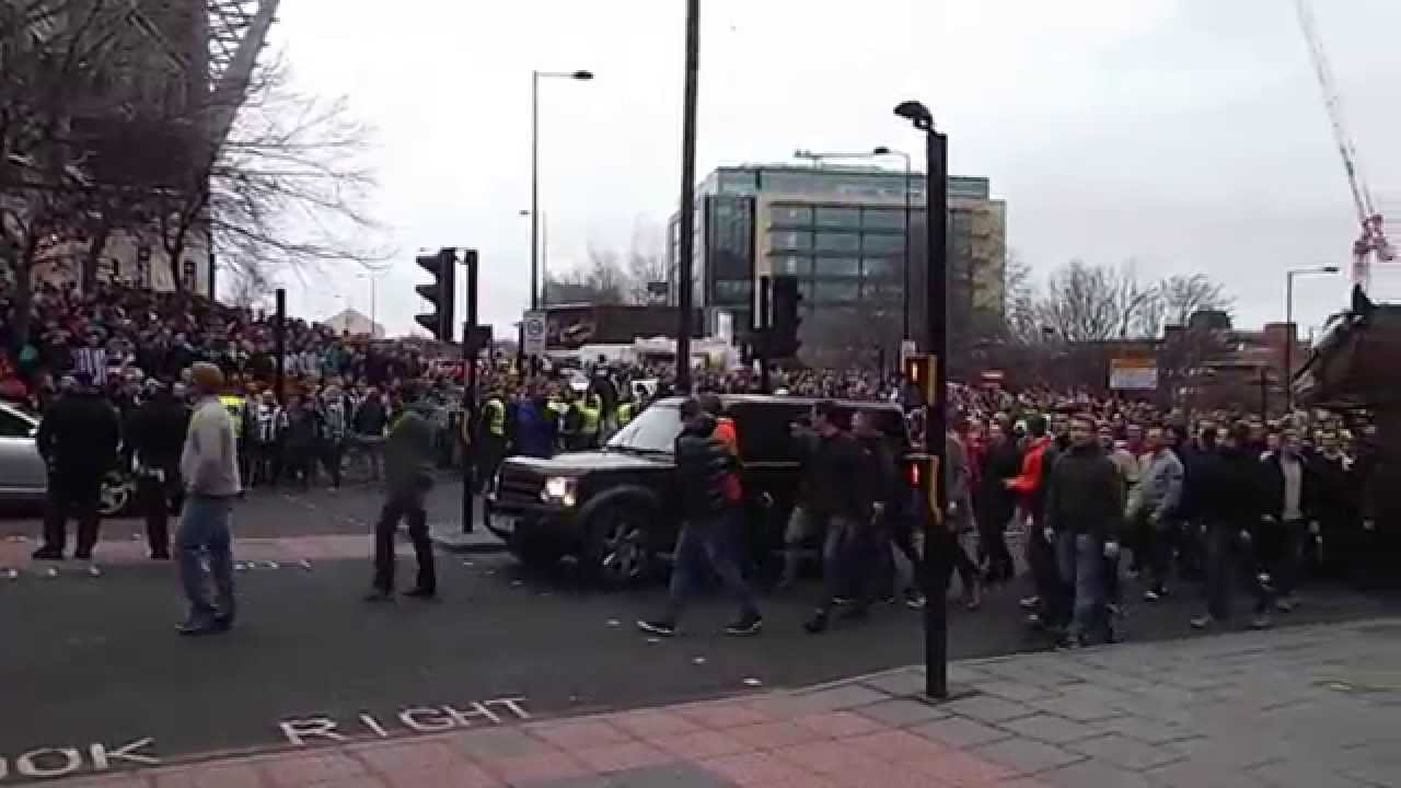 newcastle v sunderland outside st james park 3